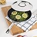 Viking 5-Ply Non Stick Frying Pan, 10 Inch Stainless Steel Kitchen Cookware with Lid, Satin Finish