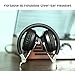 Wireless Headphones, Stoon BT89 Bluetooth Over-Ear Headset Built with Microphone Stereo Wired Dual Mode Earphones 3.5mm Audio Cable Included Adjustable for Computer, iPhone, Tablet, Android-Black