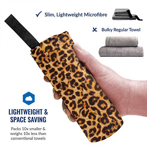 Microfibre-towel-lightweight-travel-beach-towel-Extra-large-quick-drying-camping-towel-Premium-gym-towels-for-swimming-yoga-Highly-absorbent-fast-dry-Animal-Leopard-Print