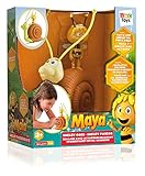Maya Shelby Goes Push-Along Snail Toy - Includes Maya the Bee Articulated Character Figure