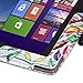 MoKo Lenovo Yoga Book Case, Ultra Compact Slim Folio Leather Cover Case for Lenovo Yoga Book YB1-X90F, YB1-X91F 10.1 Inch 2-in-1 Tablet/Laptop, Lucky Tree