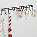 mDesign Closet Organizer Rack for Ties, Belts - Wall Mount, Bronze