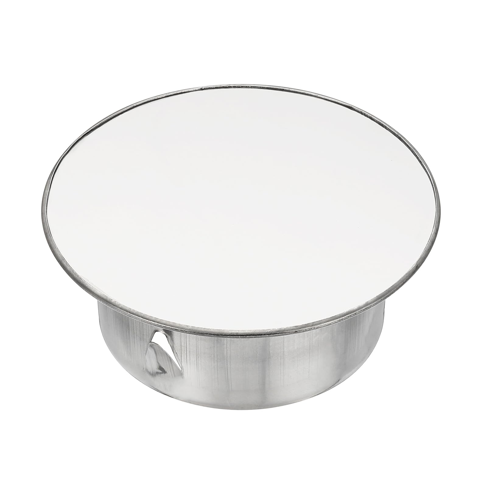 PATIKIL Chimney Hole Cap, 83mm(3.3 Inch) Tightness Adjustable Round Stainless Steel Flue Hole Cover Stove Pipe Cap Pipe Cover for Kitchen Balcony Sewer, Silver Tone