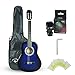 Bailando 36 Inch 3/4 Size Student Beginner Classical Nylon String Acoustic Guitar Starter Pack - Blueburst