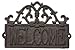 Welcome Sign for Door - Cast Iron Rustic Welcome Sign | Decorative Welcome Wall Plaque | Vintage Design | For Door, Entrance, Entryway or Porch | For Indoor or Outdoor Use | 9.25 X 6.25