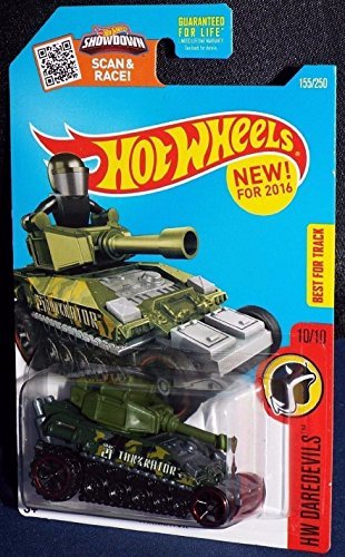 Hot Wheels 2016 HW Daredevils Tanknator 155/250, Green
