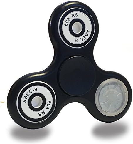 New LED Light Fidget Spinner - Cool LED Hand Spinner With On Off Switch and Free Carrying Case- 27 LED multi