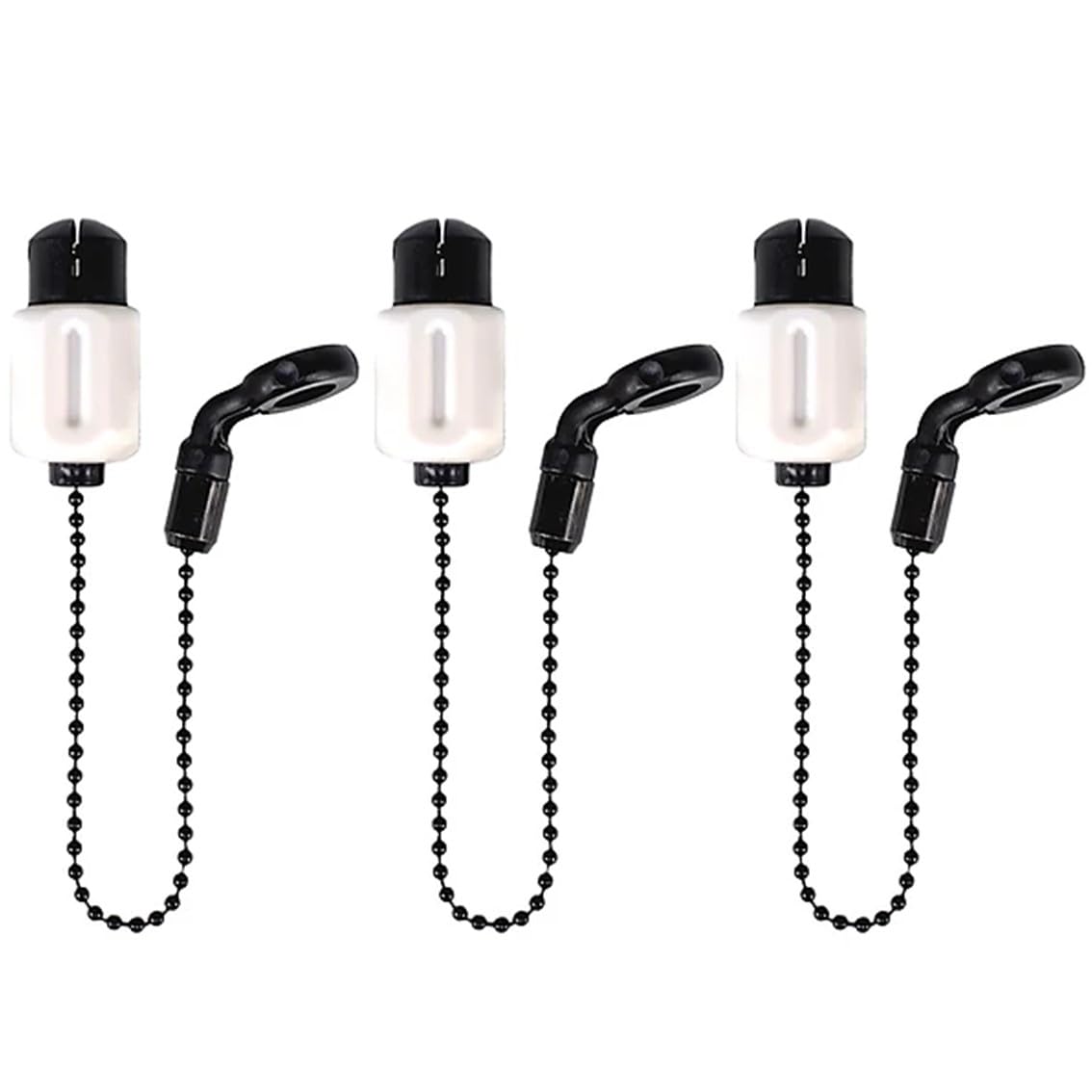 TJR Tackle Pro Ace 3 Bite Indicators Bobbins Short 13cm Chain For Fishing Bite Alarms