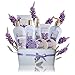 Spa Gift Baskets for Women Lavender - #1 mothers day gift set in essential oils for Relaxation -11 Pcs At Home Spa Kit - Holiday Beauty Gift Ideas, bubble Bath, Body lotion scrub, bath bomb salts