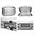 Cowekai 23â€ Standard Portable Stainless Steel Charcoal BBQ Grill for Camping Tailgating and Picnic