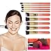 ACEVIVI Makeup Brushes - 10 PIECE Premium Makeup Brush Kit Bamboo Handle Synthetic Kabuki Foundation Cosmetic Brushes for Powder Liquid Cream