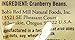 Bob's Red Mill Cranberry Beans - 27 ounce