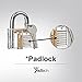 YuliTech lock set- Padlock + Cylinder lock + Blade lock.