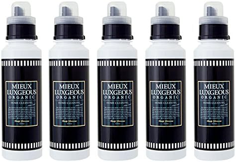 Amazon Mieux Luxgeous Home Cleaning Black Label R 柔軟剤入り洗剤 Trendy Glamorousの香り 5本セット Mieux Luxgeous R 液体洗剤