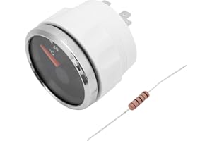 Fydun Water Temperature Meter Electromagnetic Water Thermometer 52mm 12~24V Vehicle Water Temperature Gauge 40~120℃ Jauge Tem