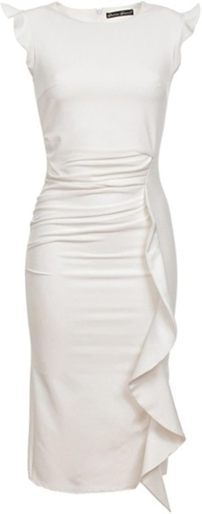 Kleid Weiß Wadenlang Kleid Weiß Wadenlang