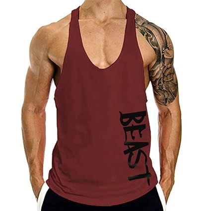 camisetas sin manga hombre amazon