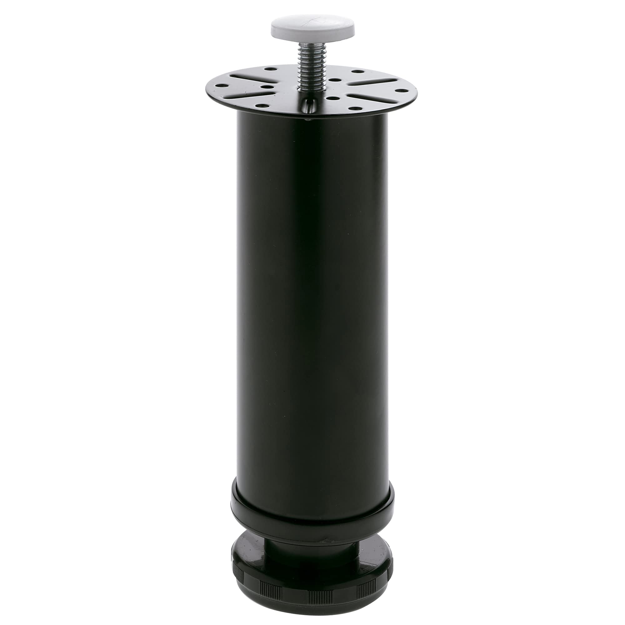 Unbekannt Furniture leg in, total height 150 mm, diameter 50 mm, black