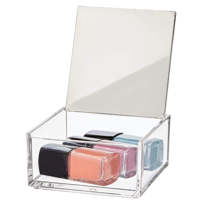 Produktbild von 4 Leere Lidschatten-Boxen Transparent – Zum Selberbefüllen, 8x8x1 Cm, Für Reise & DIY-Make-up