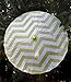 Quasimoon PaperLanternStore.com 32 Inch Light Lime Green Chevron Paper Parasol Umbrella