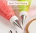 Natizo Deluxe Cake Decorating Kit - 43 Piece Set with 26 Reusable Stainless Steel Icing Piping Tips - Easy Clean and Storage - Impress Your Family and Friends with Beautiful Cake Decorations