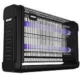 Hoont Bug Zapper Powerful Indoor Electric Fly Zapper Trap – 40 Watts, Protects 6,500 Sq. Ft. – Fly Killer, Insect Killer, Mosquito Killer – For Residential, Commercial and Industrial Use [UPGRADED]