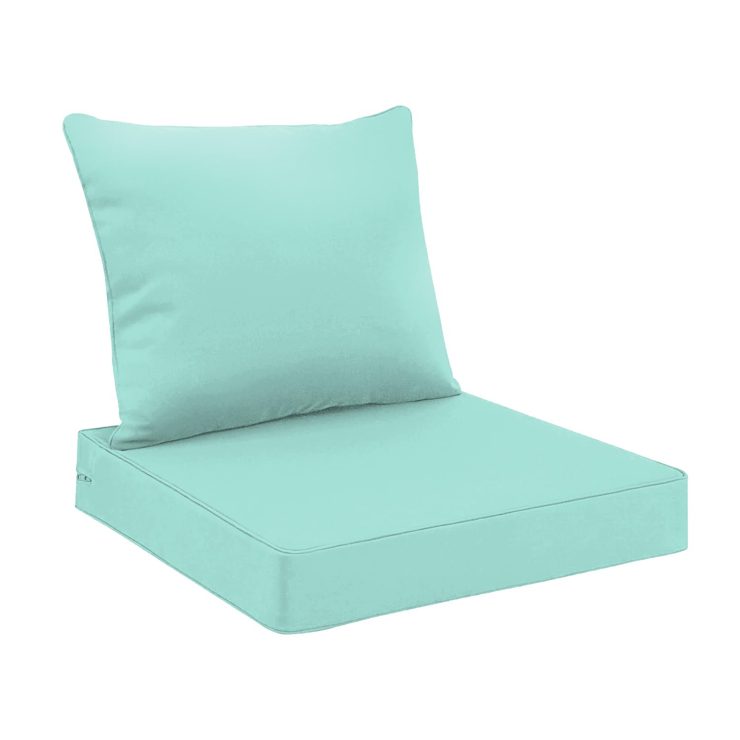 Photo 1 of ***MISSING PARTS***
All Smiles Outdoor Chair Cushions for Patio Furniture Set of 24x24 Inch for Deep Seat Waterproof Fade Resistant Replacement Cushions with Removable Cover for Yard Garden Deck,Aqua Turquoise Teal