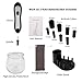 Herwiss Electric Makeup Brush Cleaner and Dryer Machine, Makeup Brush Cleaning Tool with 8 Rubber Holders, Automatic Spinner Cleaner, Cleans & Dries Makeup Brushes in Seconds