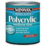 Minwax 65555444 Polycrylic Protective Finish Water Based, quart, Gloss