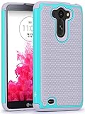 LG G Vista Case, LK [Shock Absorption] [Impact Resistant] Hybrid Dual Layer Armor Defender Protective Case Cover for LG G Vista (Mint)