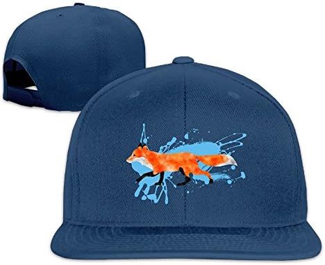 Quick Running Fox Unisex Unstructured Hip Hop Adjustable Baseball Cap Snapback Hat