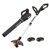 Worx 20V String Trimmer Cordless & Edger 3.0 + Leaf