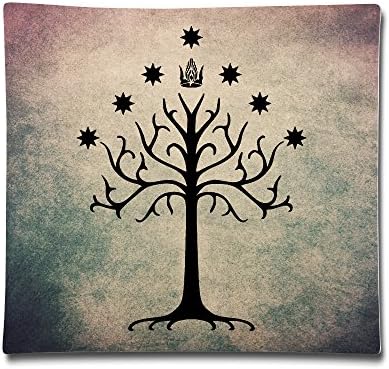 WBARD Tree Of Gondor - Lord Of The Rings Pillow Case White