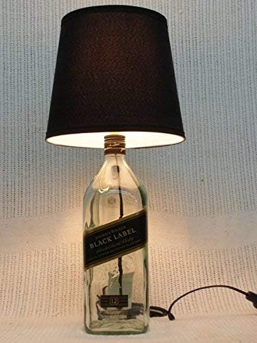 bottle table lamp