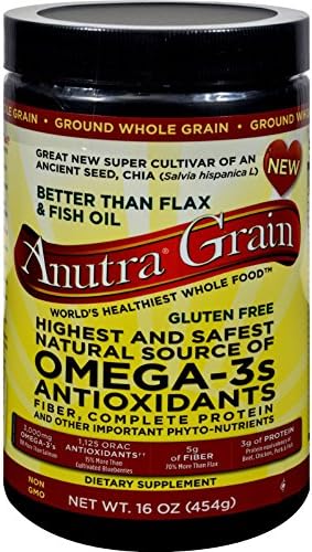Anutra Omega 3 Antioxidants Fiber and Complete Protein Ground - 16 oz