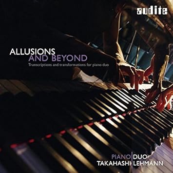 Amazon J S バッハ ブランデンブルク協奏曲 コラール前奏曲 ツィンマーマン モノローグ ブラームス ハイドンの主題による変奏曲 Allusions And Beyond Transcriptions And Transformations For Piano Duo Piano Duo Takahashi Lehmann 輸入盤 日本