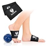 Original Foot Love Plantar Fasciitis Foot Brace – Free Massage Ball -Rapid Relief From Heel and Arch Pain