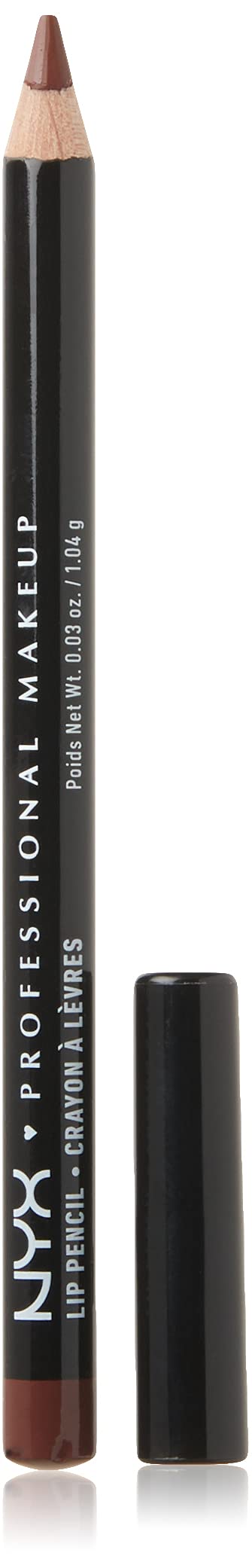 NYX Professional Makeup Slim Lip Pencil, Buttery Soft, Long-Wear Lip Liner, Creamy Precision Lip Liner for a Defined Pout, High-Shine Pairing, Shade: 807 Cocoa