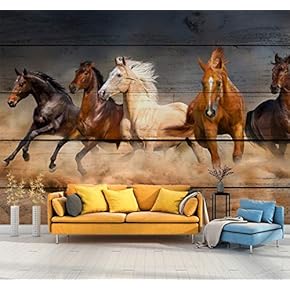 Wall Mural Horse Removable Wallpaper Wall Sticker for Bedroom Living Room - 66x96 inches