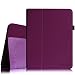 Fintie iPad 1 Folio Case - Slim Fit Vegan Leather Stand Cover with Stylus Holder for Apple iPad 1st Generation, Purple primary