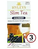 Hyleys Tea Slim Tea, Acai, Berry 75 Tea Bags (3 Pack)