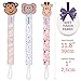 SmartInfant Monkey, Giraffe, and Elephant Design Pacifier Clip, 3-Pack