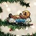Old World Christmas Water Animals Glass Blown Ornaments for Christmas Tree,Sea Otter