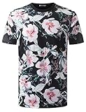 URBANCREWS Mens Hipster Hip Hop Crewneck Graphic Print T-shirt (Various Prints)
