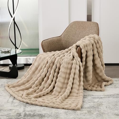 PUMEI Fleece Blanket - Throw Blanket for Couch