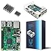 Raspberry Pi 3 Model B with Clear Transparent Case and Set of 2 Heatsinks