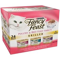 Fancy Feast Poultry and Beef Grilled 24 Can Pack