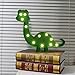 Pooqla Light Up Dinosaur Toys LED Night Lights with Remote Control for Boys Bedroom Decor, Birthday Gifts(Green Dinosaur)