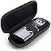 igadgitz U6688 EVA Carrying Hard Case Cover Compatible with Olympus Digital Voice Recorders - Black