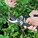 WINSEE Bypass Pruning Shears, Professional Hand Pruner with Safety Lock, Tree Trimmers Secateurs, Garden Shears, Hand Clippers for The Garden